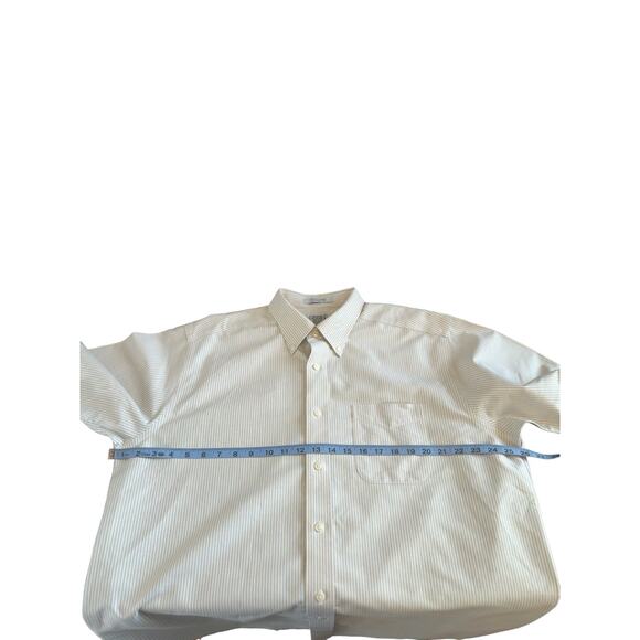 L.L. Bean Men's Striped Wrinkle Free Traditional Fit Button Down Shirt Size 17R - Picture 8 of 10